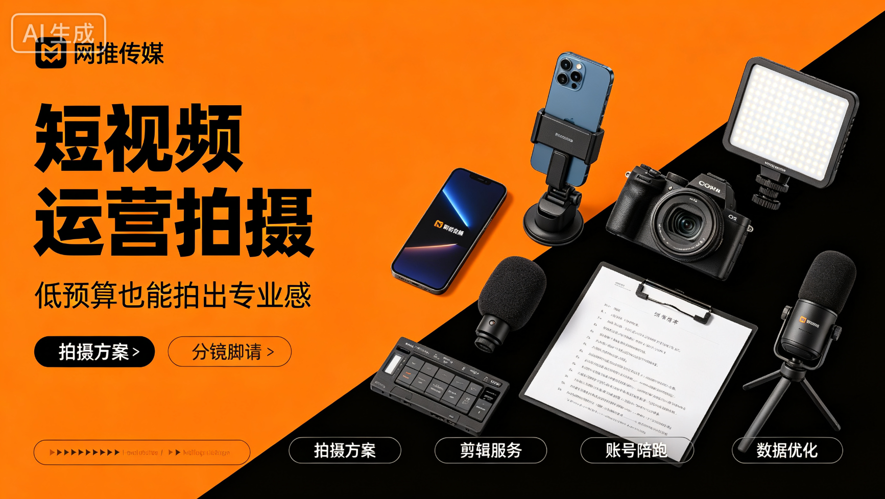 淮南短视频运营宣传图展示